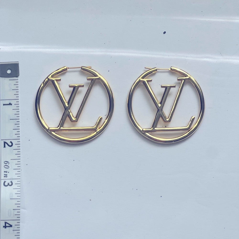Louis V Hoop earrings